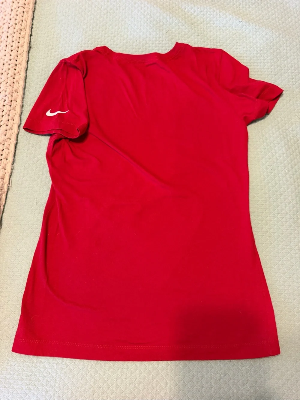 Nike Red Short-Sleeve Graphic 49er Tee with Gold Accents Medium